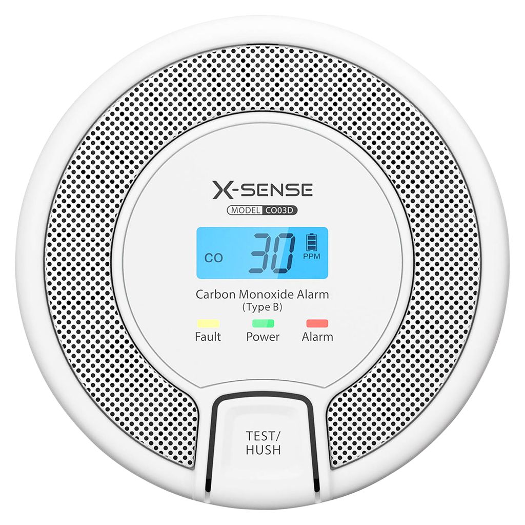 X-Sense CO03D, Kohlenstoffmonoxid-Melder, Kabelgebunden, Produktbild 