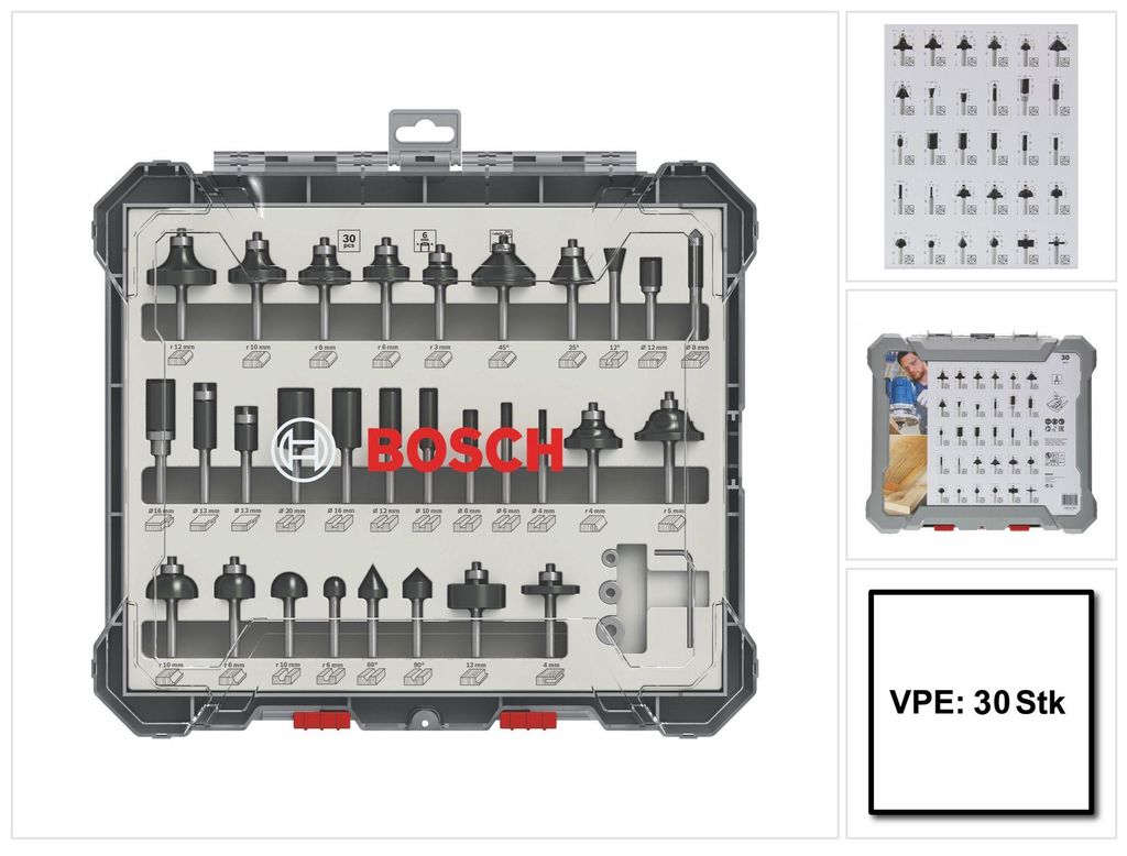 Bosch 2607017474, Zestaw bitów, 30 szt., 50, 54, 50, 60, Zdjęcie produktu 