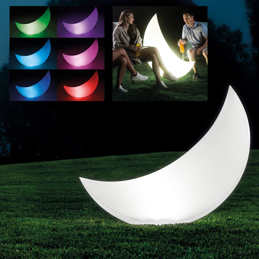 aufblasbarer Halbmond mit LED-Licht 135 x 43 cm Produktbild 18