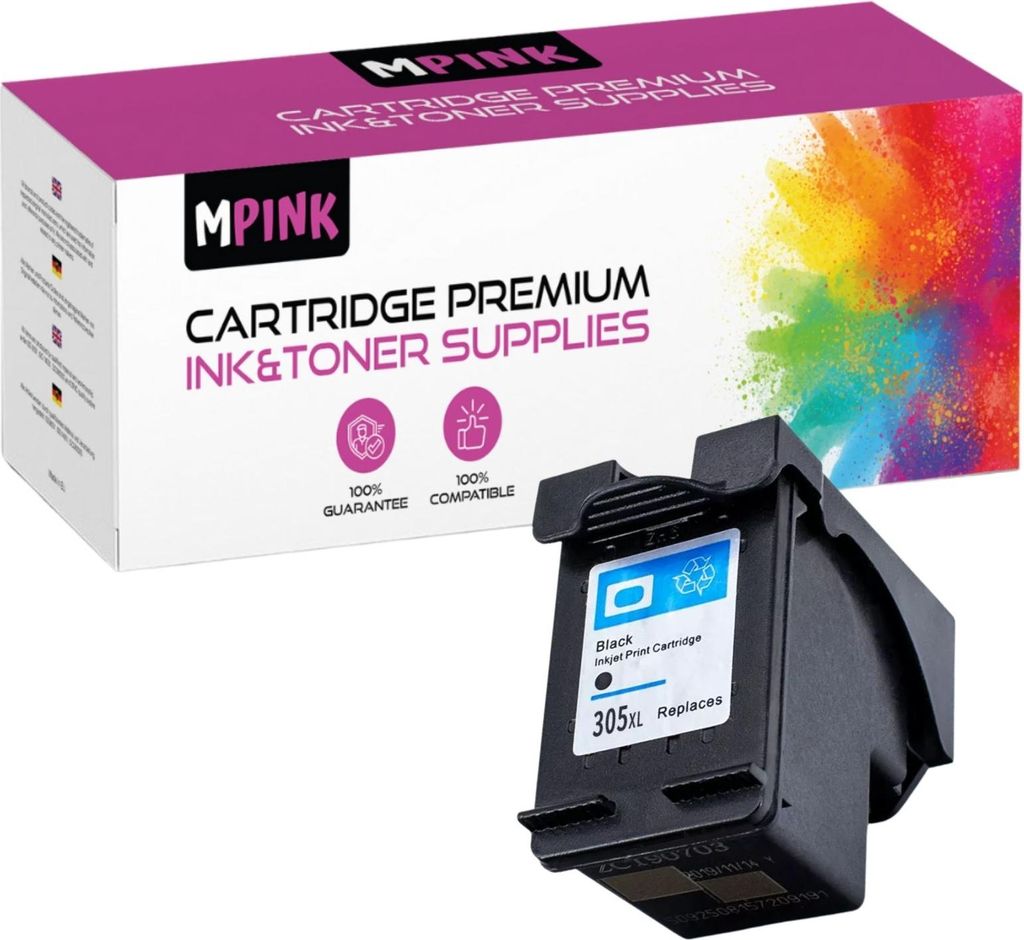 Druckerpatronen für HP 3YM62AE Schwarz DeskJet 2320 2700 2755 Series