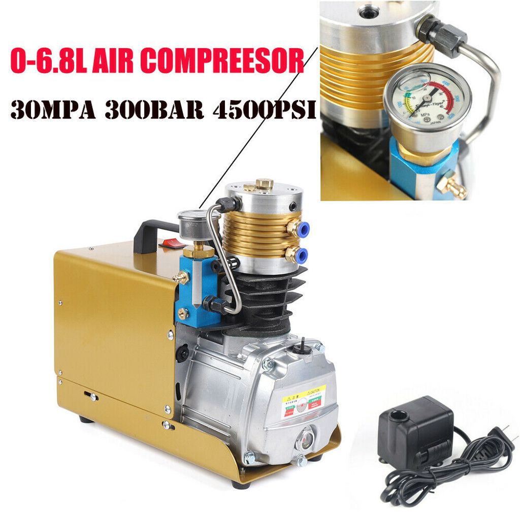 PCP Hochdruck-Elektrische 300BAR Luftpumpe Elektrische Kompressorpumpe 4500PSI 