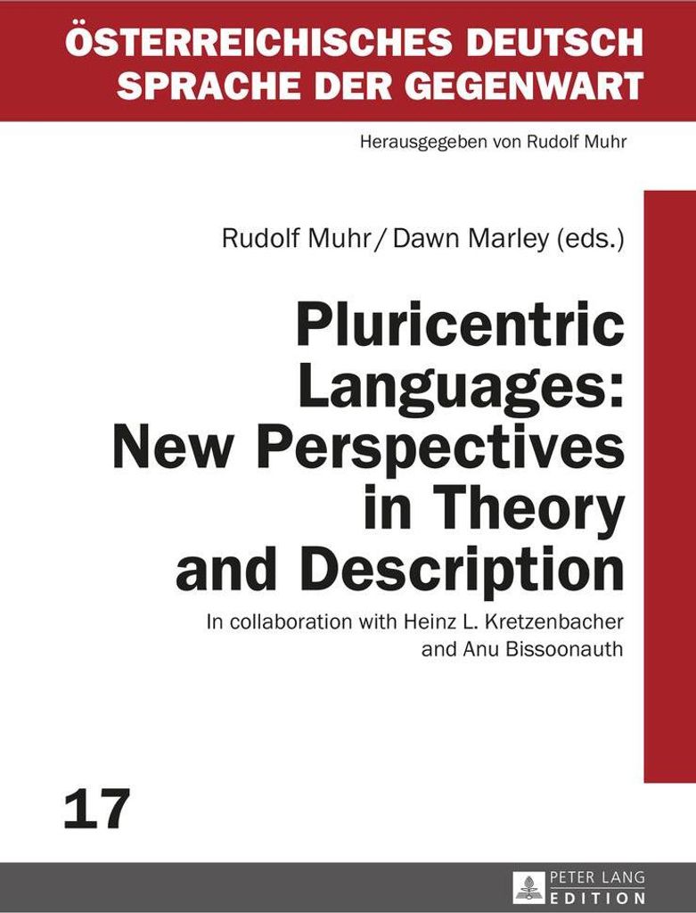 Pluricentric Languages: New Perspectives in Theory and Description