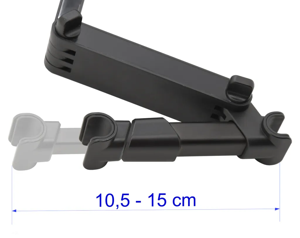 Supporto Tablet Auto Compass 06268 - Sicurezza e Stabilità Poggiatesta - 5