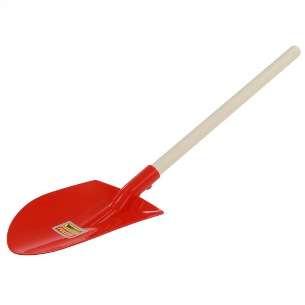 Schaufel mit Holzstiel, 55cm, farblich sortiert, 1 Stück Produktbild 