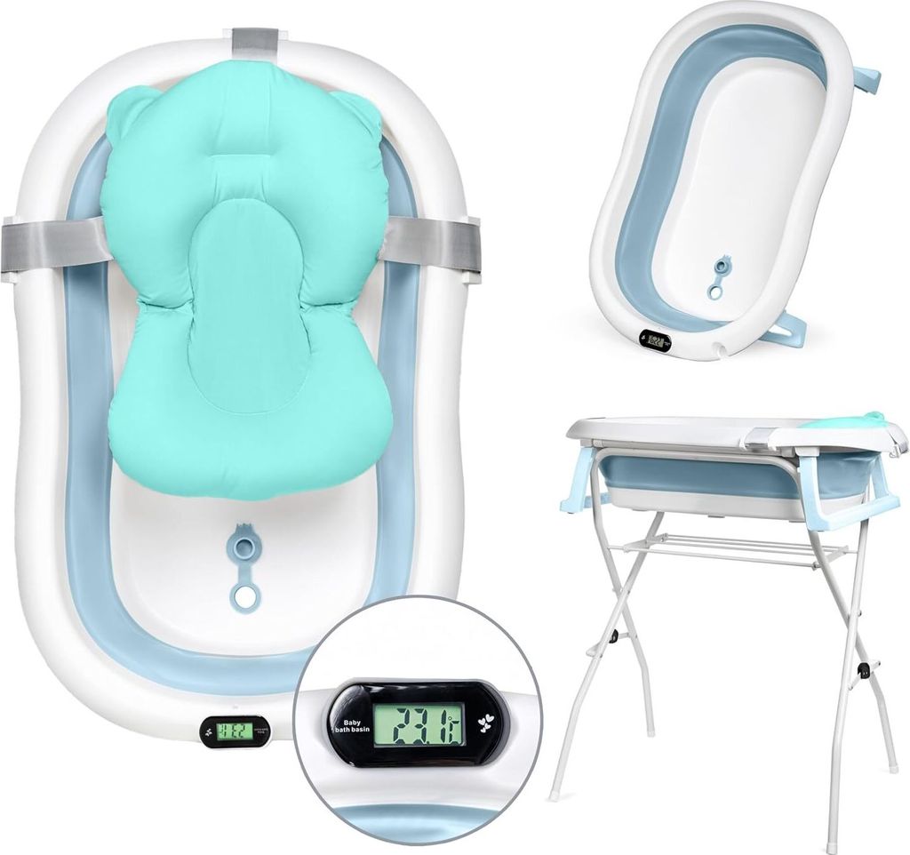 Moovkee. Detská vaňa s rámom 80 cm - detská vaňa zložená s Obrázok produktu 1
