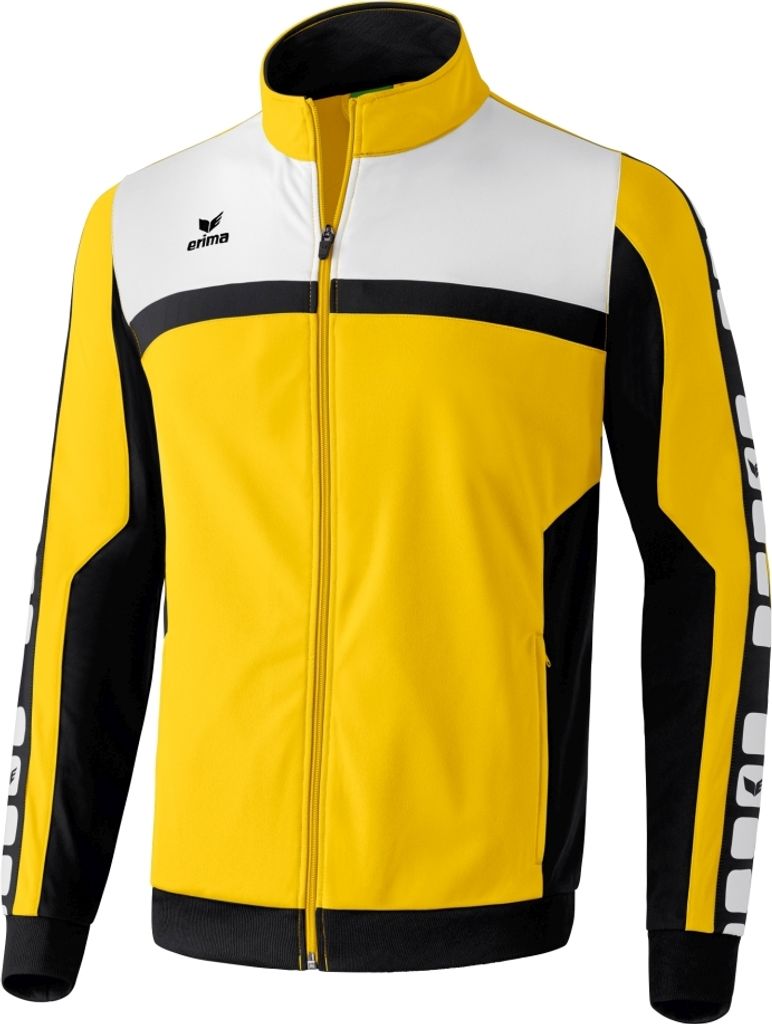 Erima 5-Cubes Polyesterjacke gelb/schwarz/weiß M Produktbild 