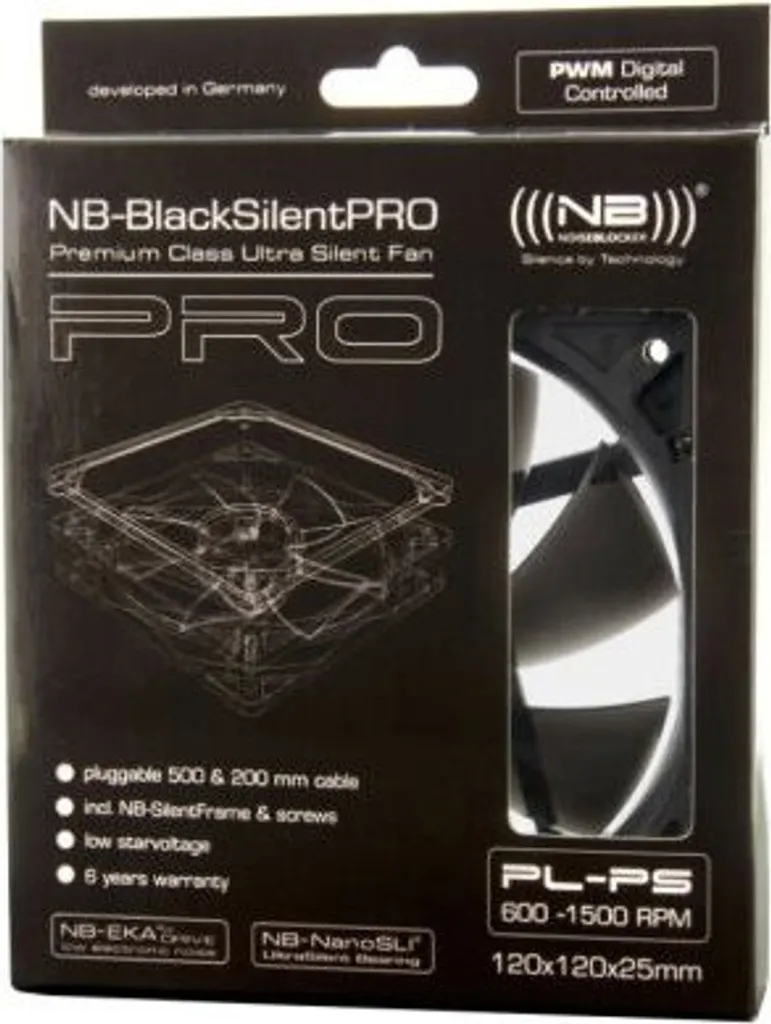 NoiseBlocker BlackSilentPRO PK-PS 140mm : Fini le Bruit de votre PC PWM