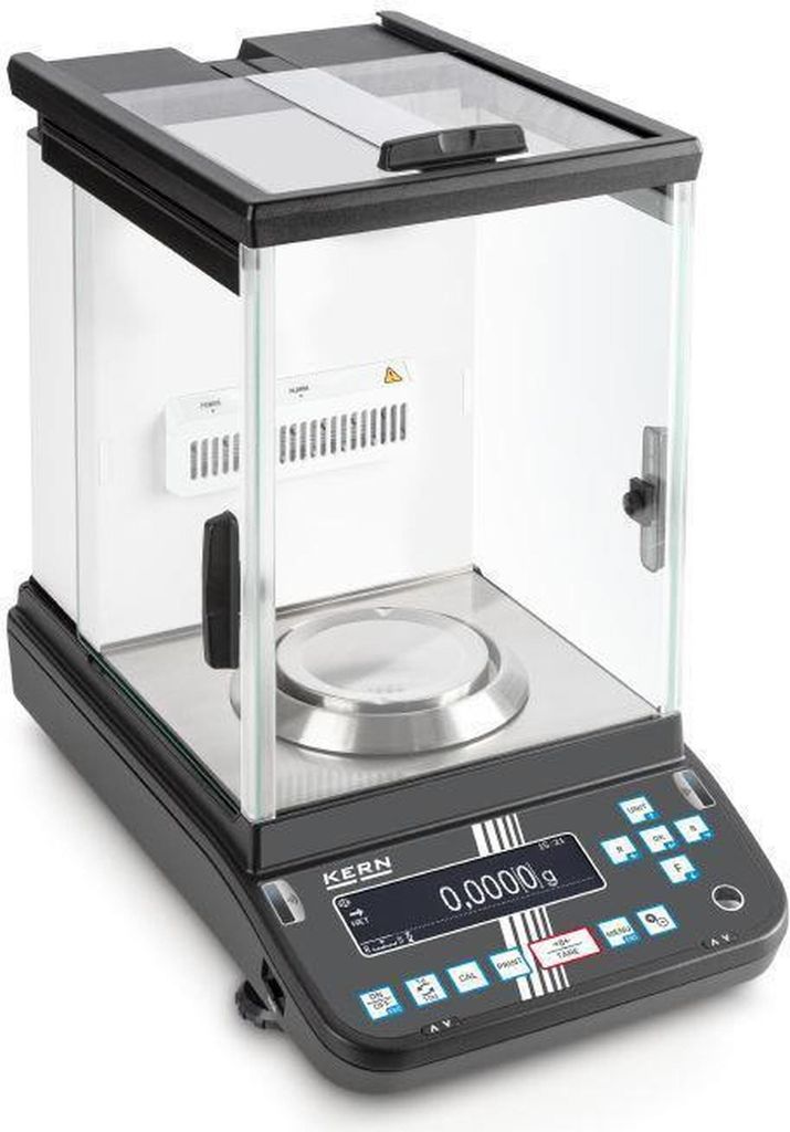 KERN & SOHN Analysenwaage, 0,22 kg, Schwarz, Edelstahl, 8 Produktbild 