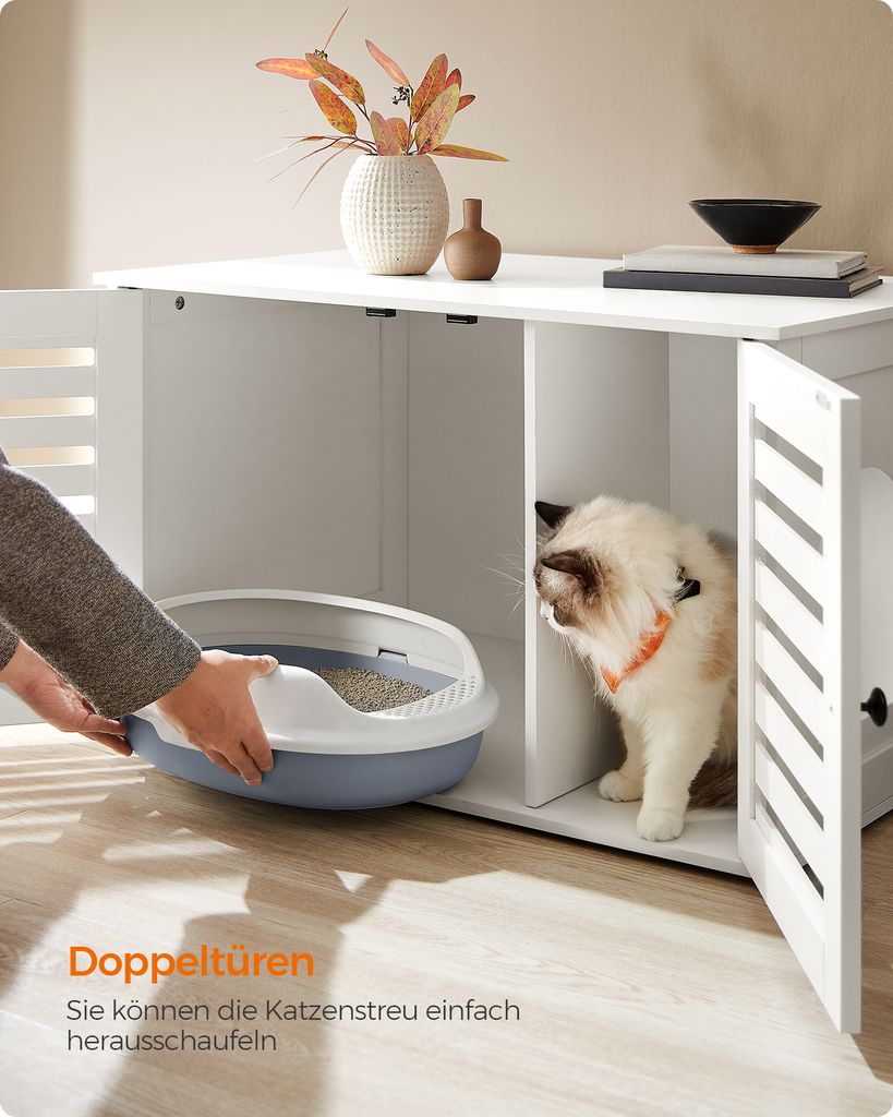 FEANDREA Katzentoilette, 80x53x49,2cm, stark, langlebig, Produktbild 5