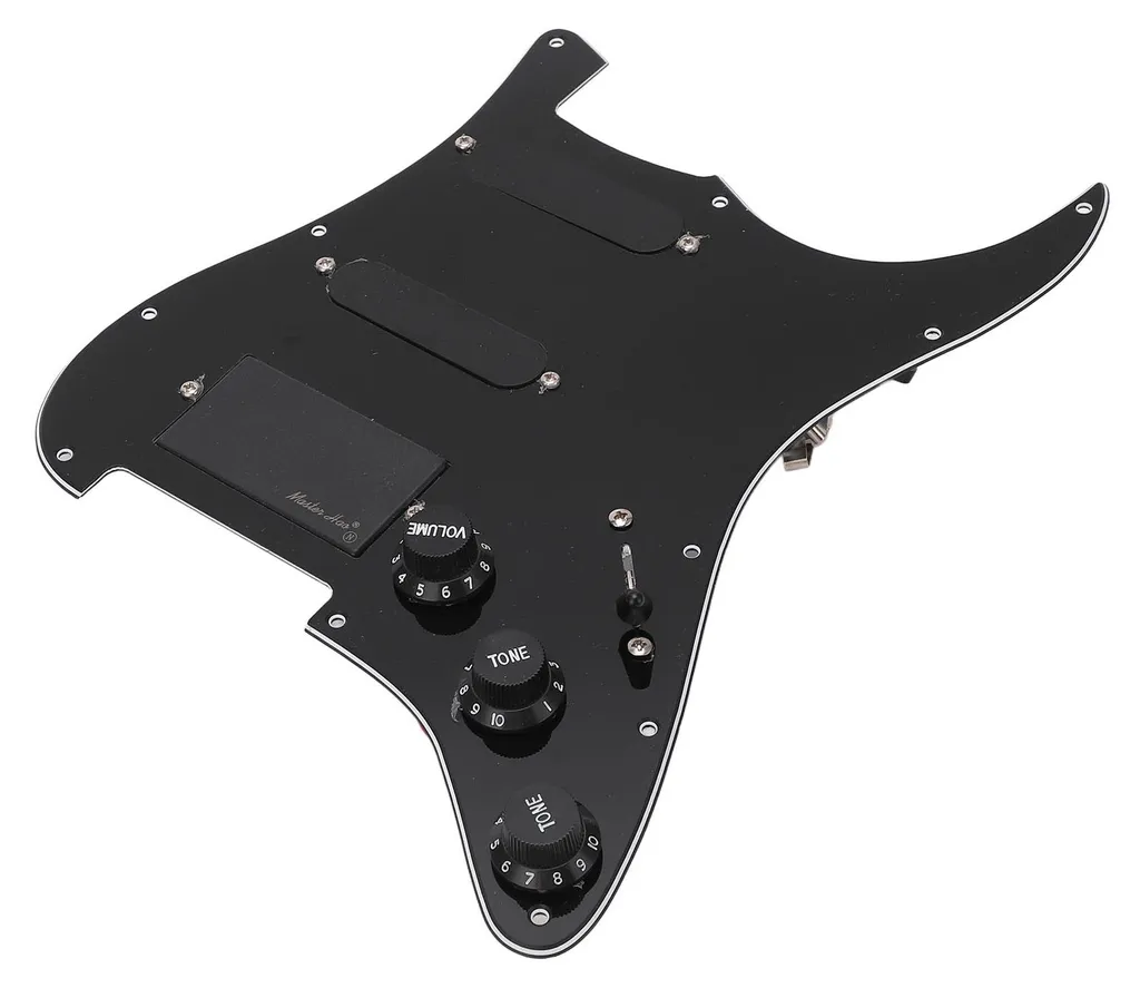 Kit micros guitare SSH actifs avec capots et vis de montage - Noir
