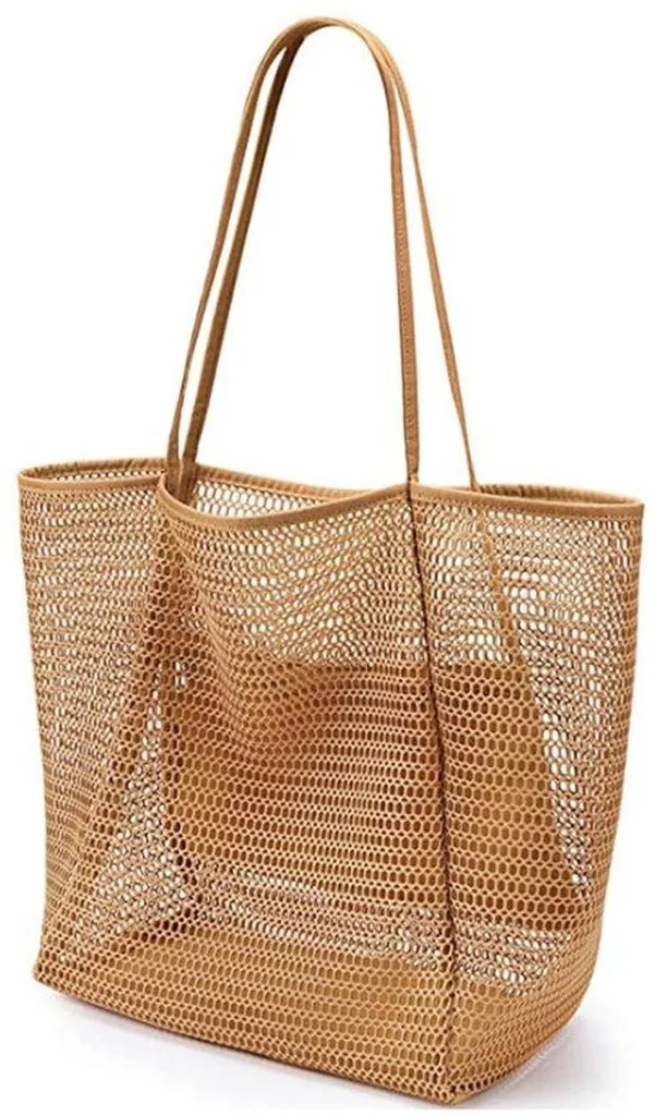 Sac de plage pliable Kaki Sandspiel L - Fini l'encombrement en vacances
