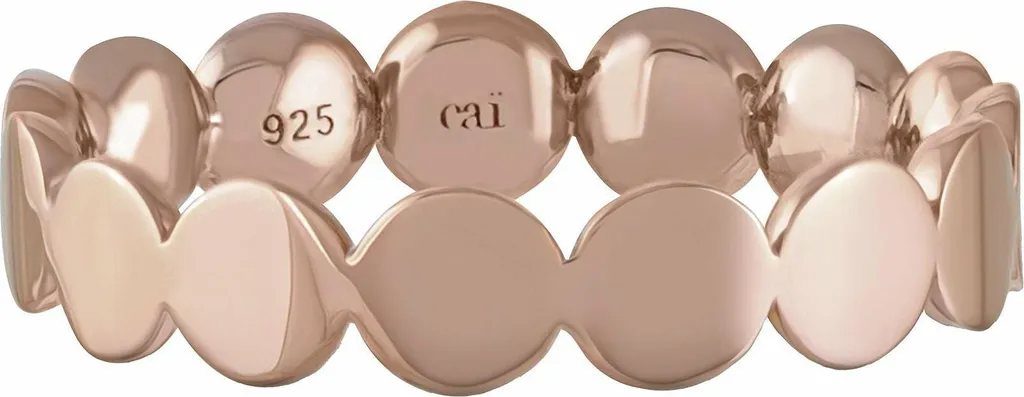Anello caï Argento 925 Oro Rosa Boho - Un Racconto sulla tua Pelle