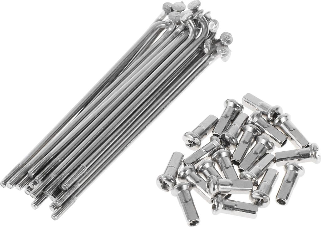 20 Set 13G Fahrradspeichen 76mm Fahrradspeichen 304 Edelstahl Silberton