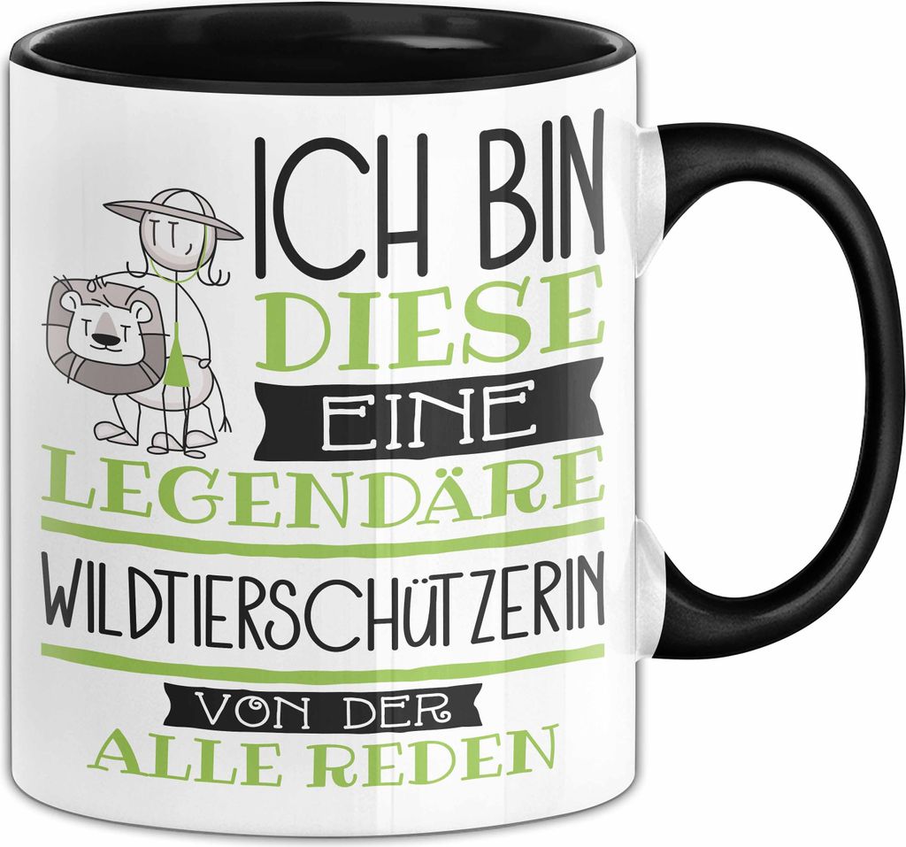 Wildtierschützerin Tasse Geschenk Ich Bin Diese Eine Produktbild 