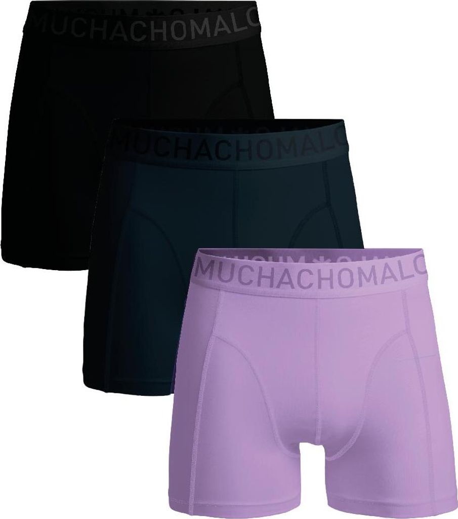 Muchachomalo Herren Boxershorts – 3er Pack – Microfaser & Stretch – Leichte Sport-Unterwäsche – Größe L - MICROFIB1010-27