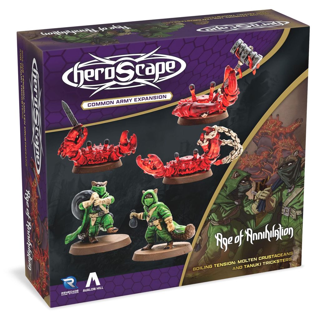 Heroscape BT Molten Crustaceans & Tanuki Trickster - Image du produit 