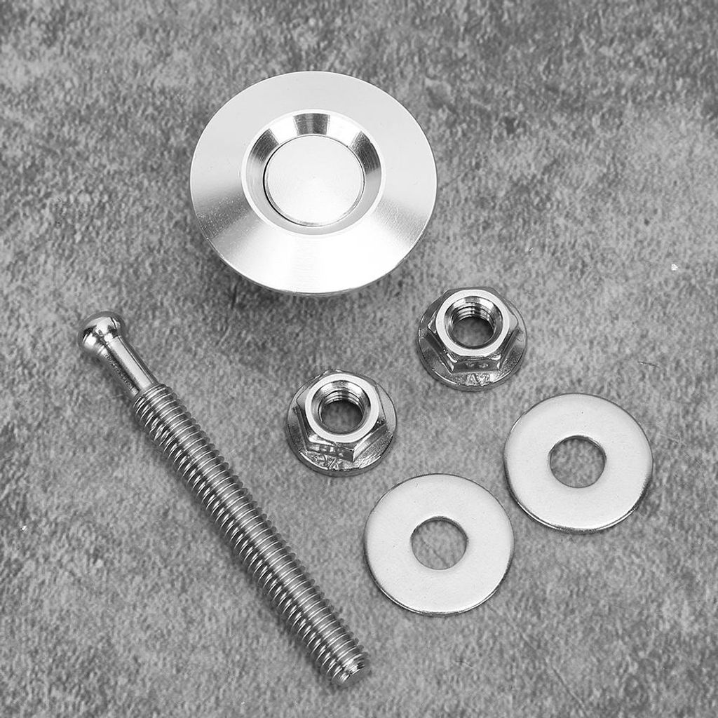 30mm / 1,2in Universal Car Push Button Quick Release Hood Pins Bonnet LockSilverAuto & Motorrad: Teile, Auto-Ersatz- & -Reparaturteile, Karosseriet...