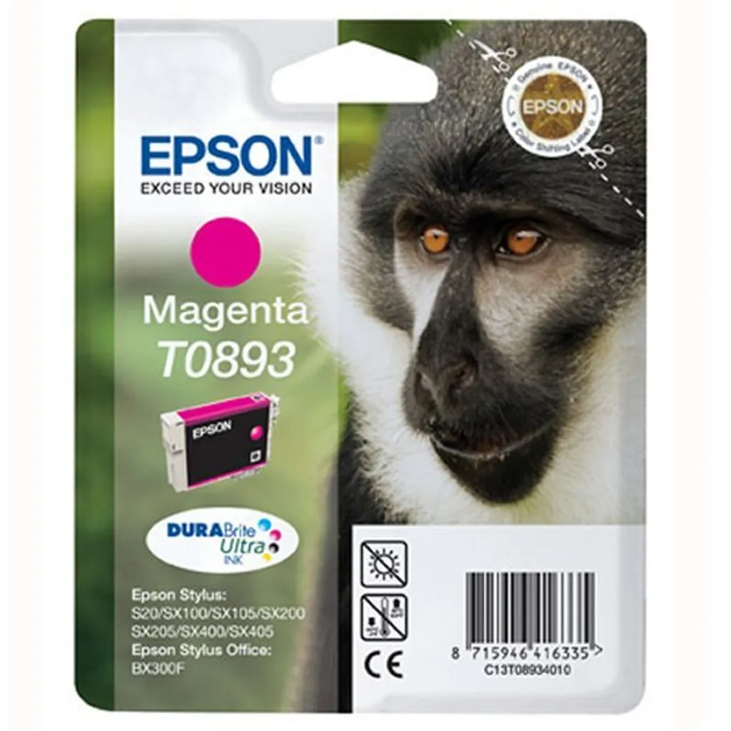 Encre Epson T0893 Violette DURABrite Ultra pour Documents Durables