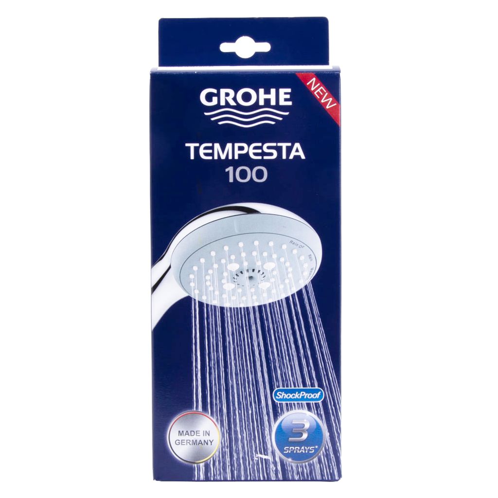 GROHE Handbrause III Tempesta  28261 3 Strahlarten chrom Produktbild 