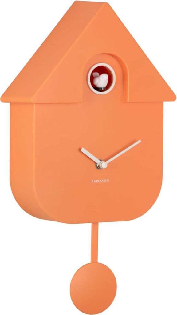 Karlsson - Kuckucksuhr Modern Cuckoo - Orange - Produktbild 