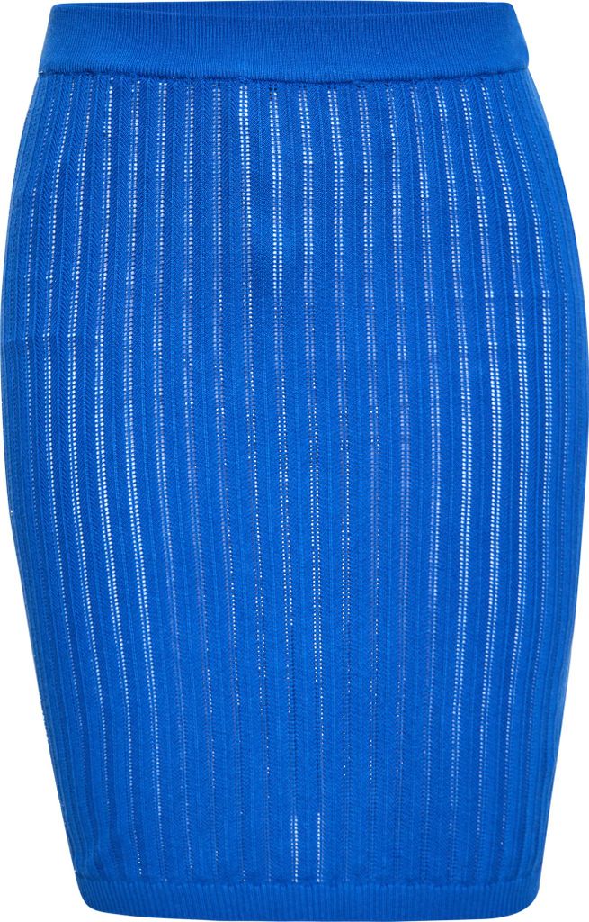 ebeeza damen rock - kobaltblau, L