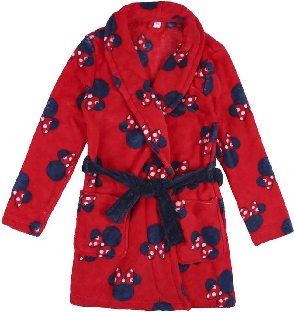 Minnie Mouse Mädchen Bademantel Kinder Morgenmantel     , Produktbild 