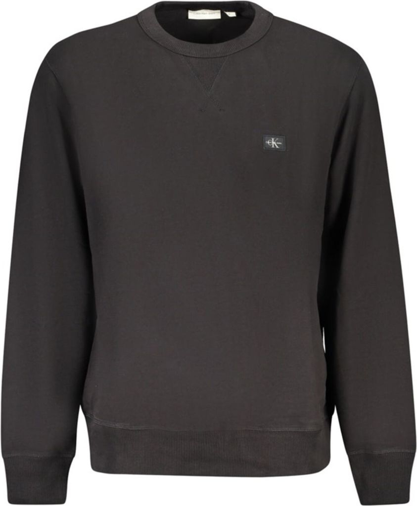 Langarm-Sweatshirt, Gebuerstet, Rundhals, Kontrastdetails, Logo, 95% Regenerativ : Größe - XL Größe: XL