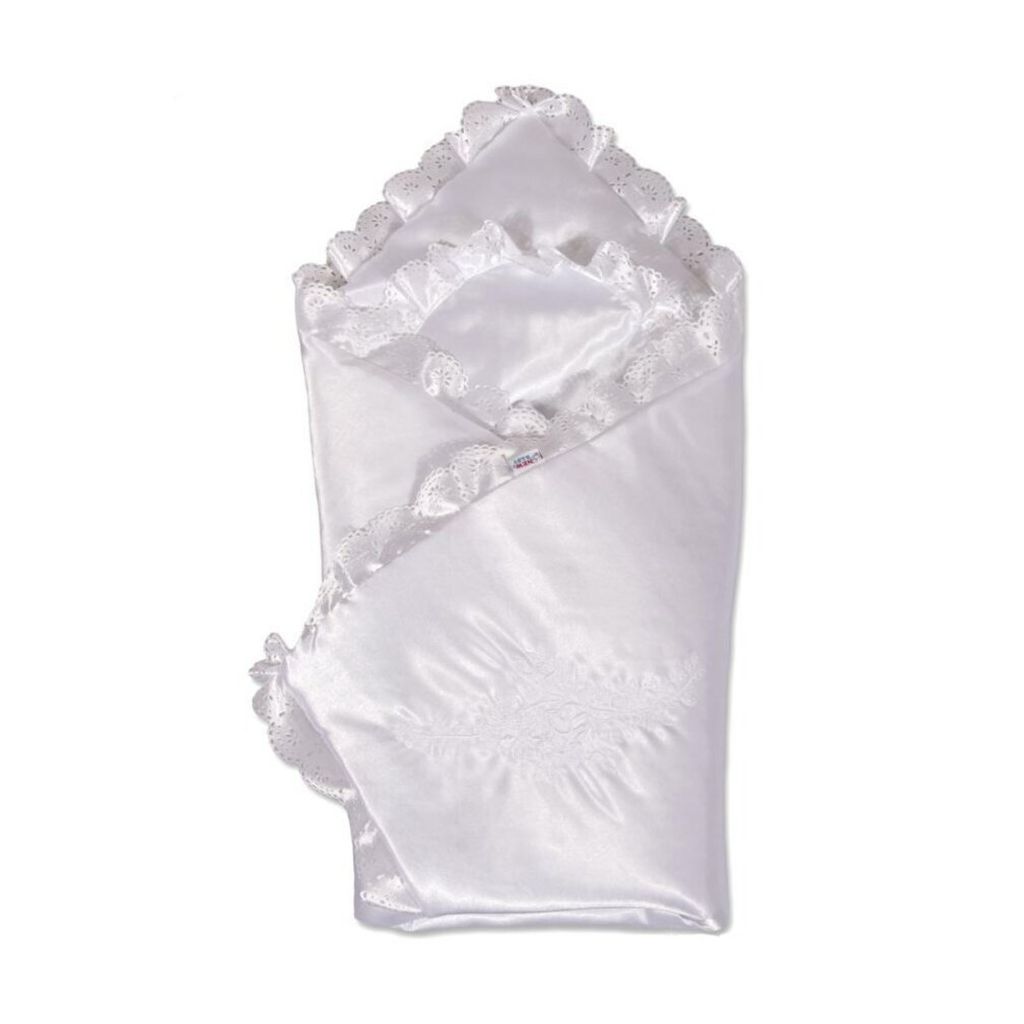Satin-Tuch mit Spitze New Baby