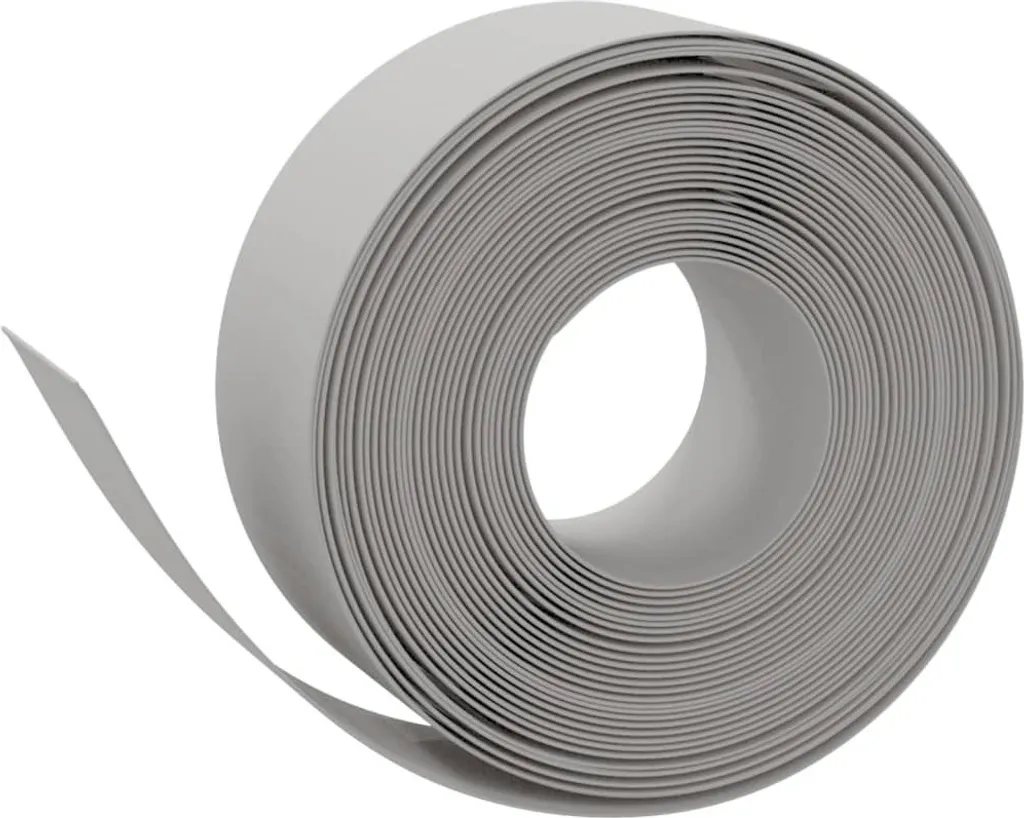 Bordure de pelouse grise pour séparer allées et gazon - 10m x 20cm PE