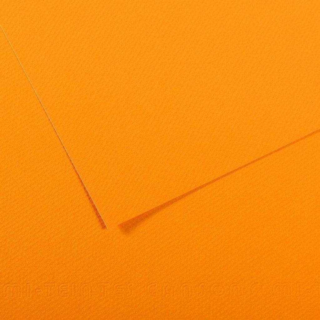 CANSON Zeichenpapier Mi-Teintes, 500 x 650 mm, gelborange