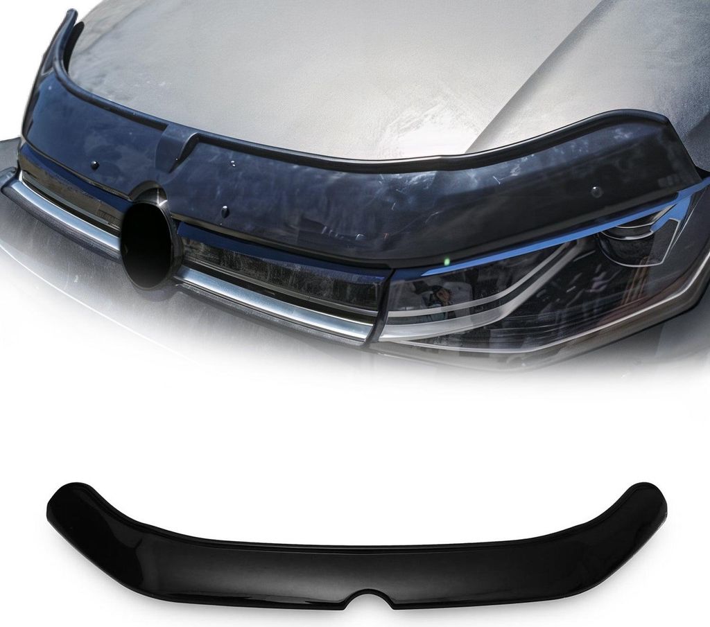 Motorhaube Deflektor Insekten Steinschlagschutz für VW Caddy 2021-2025 Dunkel