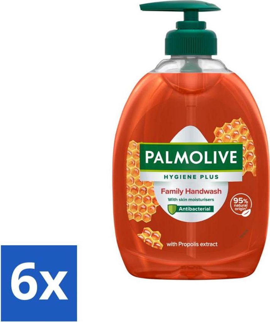 Palmolive - Hygiene - Handseife - Antibakteriell & Frisch - 500 ml - Vorteilspack - 6 Stücke
