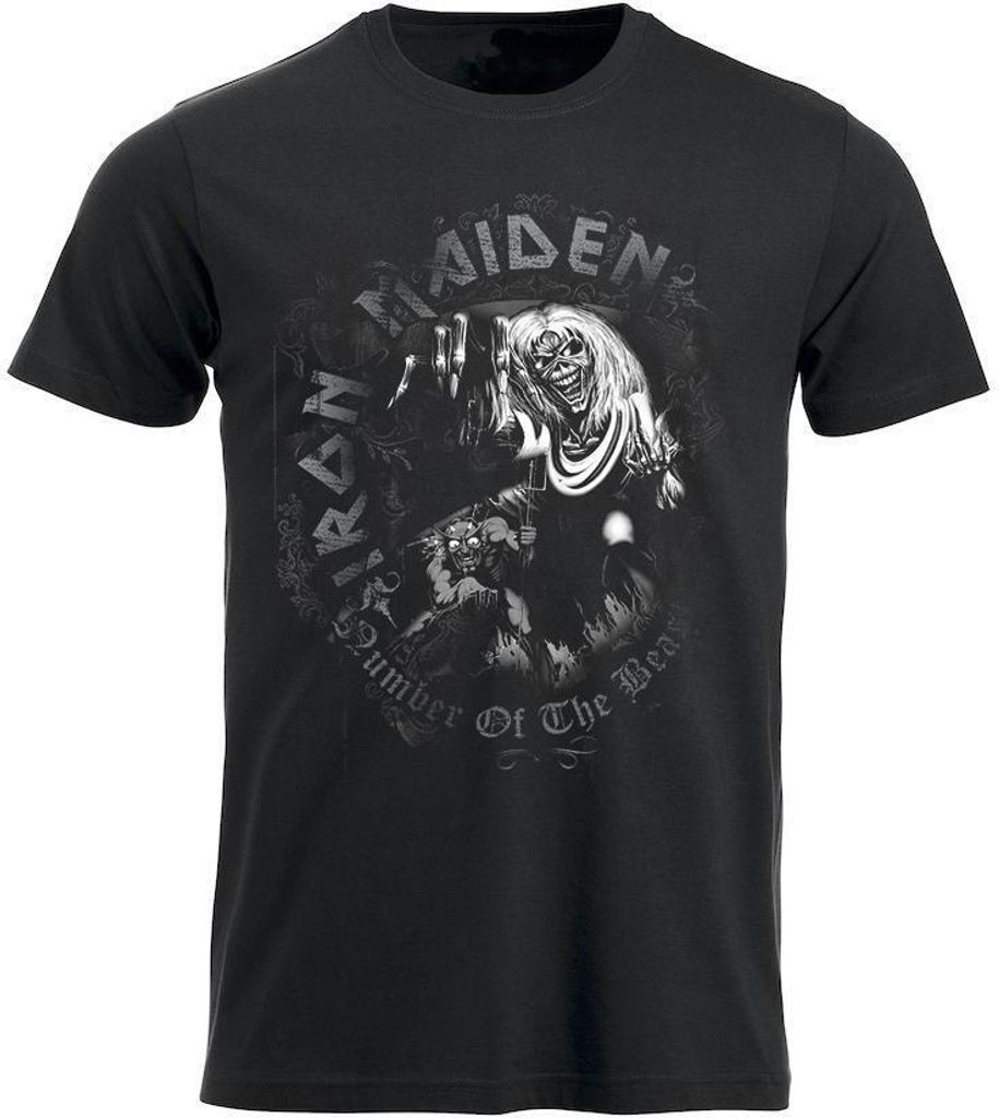 Iron Maiden Number of the Beast Watermark T-Shirt