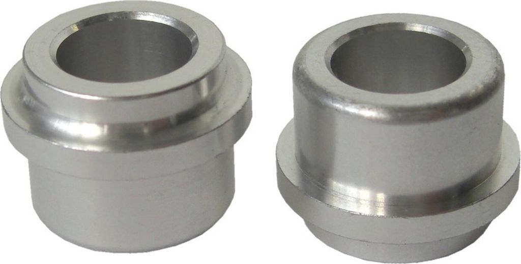 SR Suntour RAA072-500*2 SR Paar Alu Buchse Auge Dämpfer 12,7mm Bohrung 8mm für 50 mm Aufbaustärke, silber
