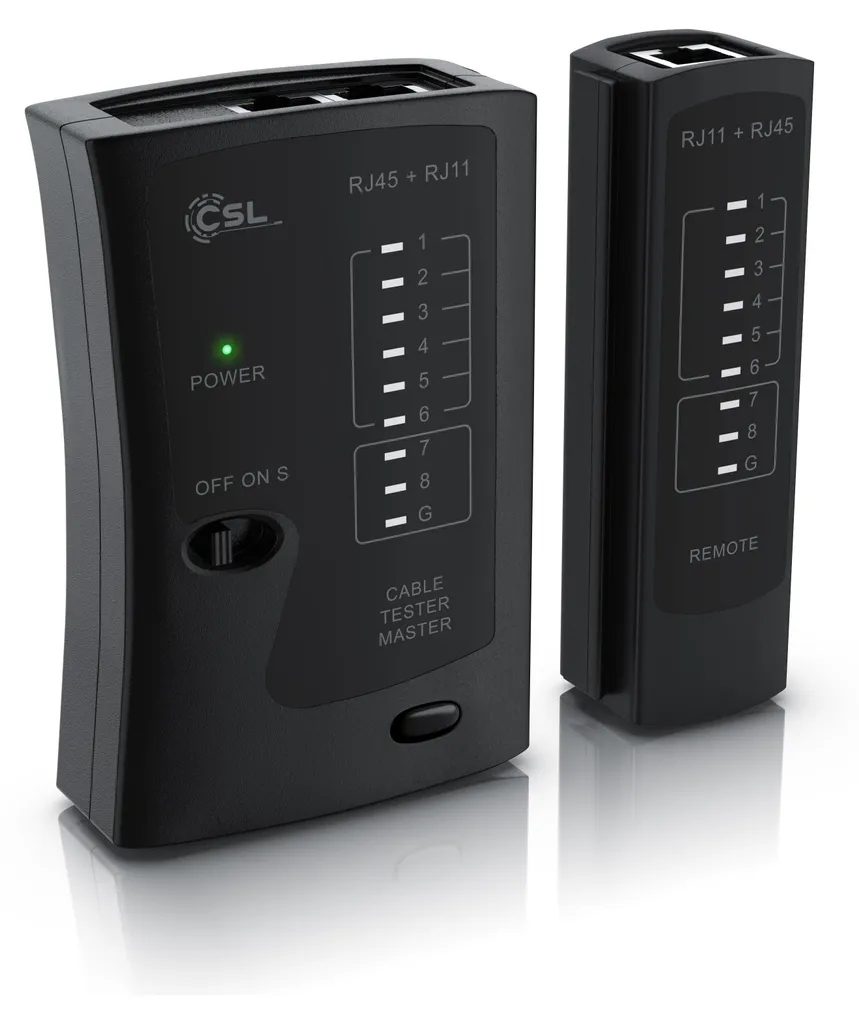 Tester LAN RJ45 Professionale CSL | Verifica Cavi Rete e Telefono - 1