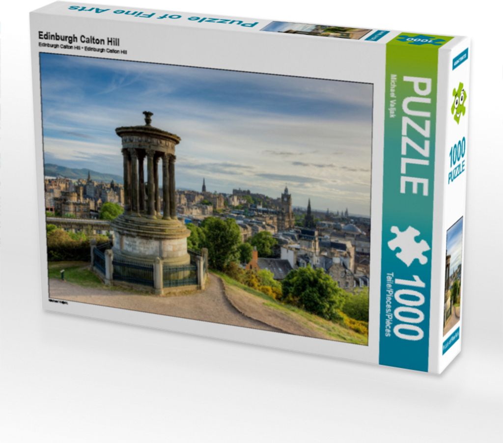 CALVENDO Puzzle Edinburgh Calton Hill | 1000 Teile Lege-Größe 64x48cm Foto-Puzzle für glückliche Stunden