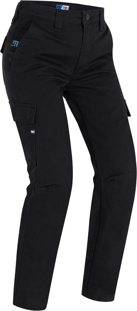 PMJ Electra Damen Motorradjeans, schwarz, 38