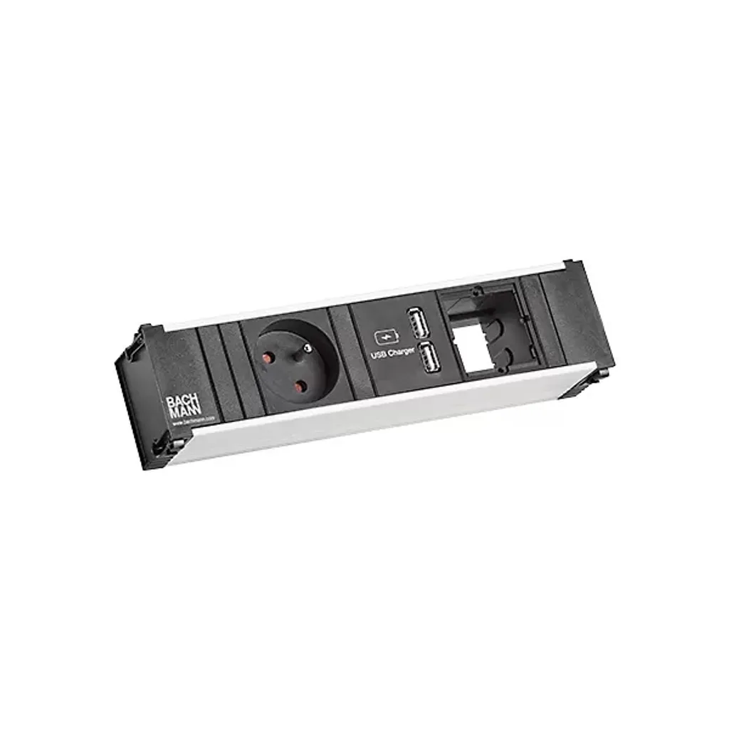 BACHMANN CONI Multiprise encastrable pour éliminer les câbles