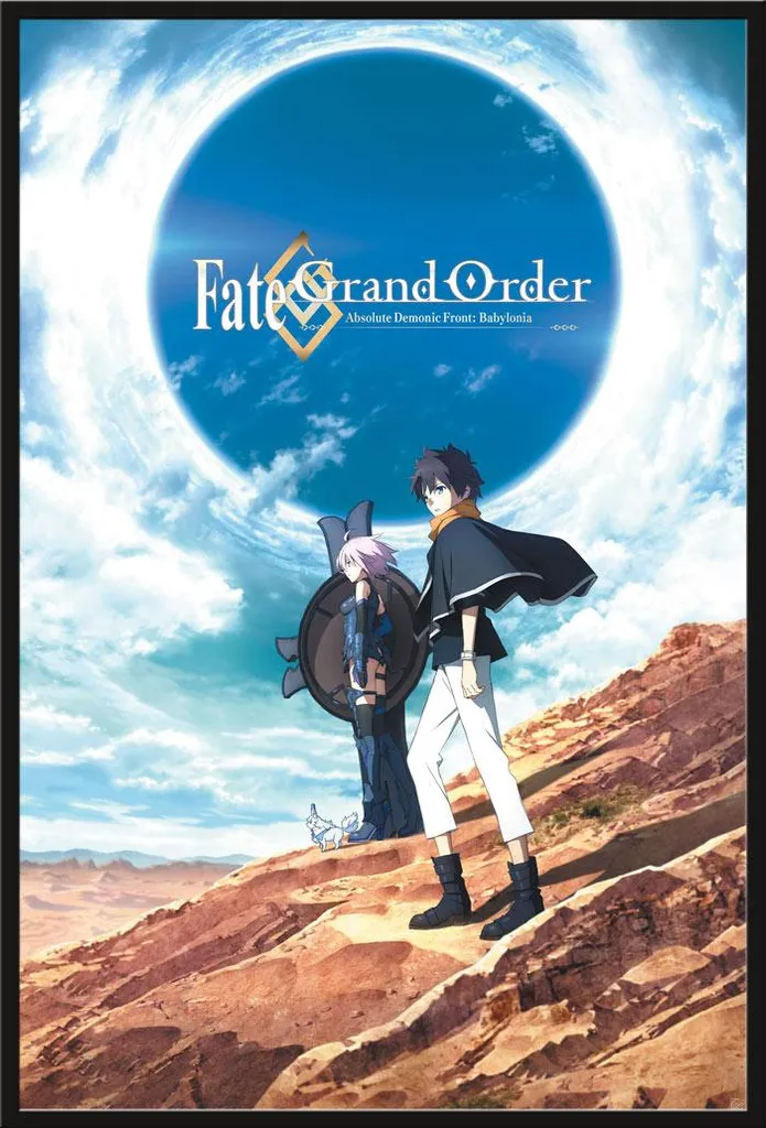 Affiche Mash & Fujimaru Fate Grand Order avec cadre Shinsuke 61x91,5 cm