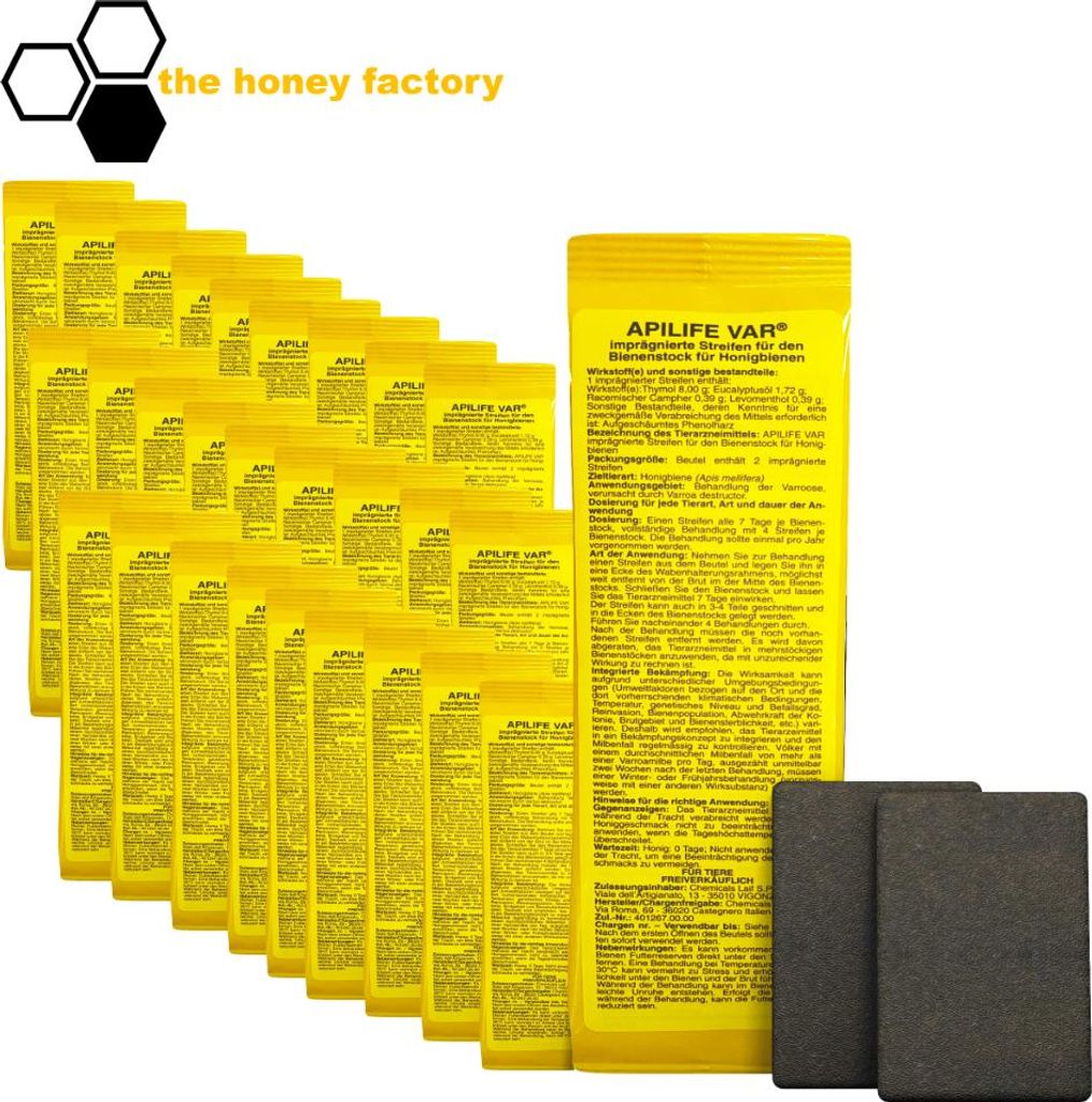 25x 2 APILIFE VAR Streifen Api Life Varroa Behandlung Produktbild 