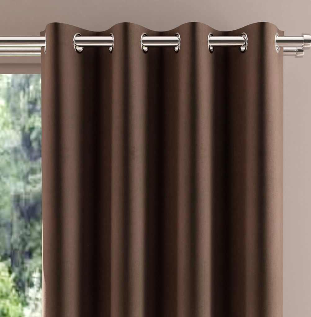 Zasłona na taśmie Welur Moradi Brąz 140x250cm Zdjęcie produktu 7