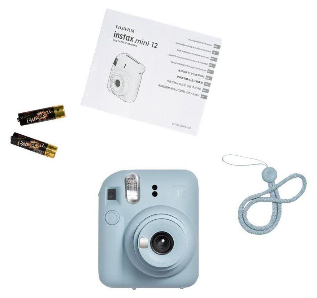 Fujifilm Instax Mini 12, 86 x 54 mm, Niebieski, 60 mm, 62 x Zdjęcie produktu 