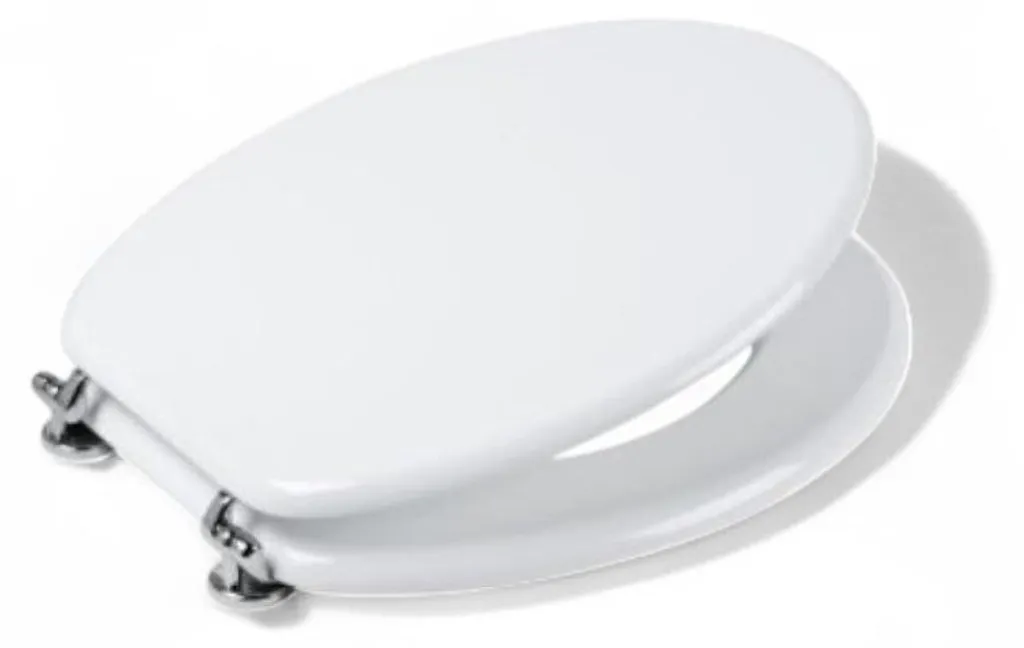 Abattant WC Thermodurcissable Donatello Blanc Haute Résistance Rayures - 5