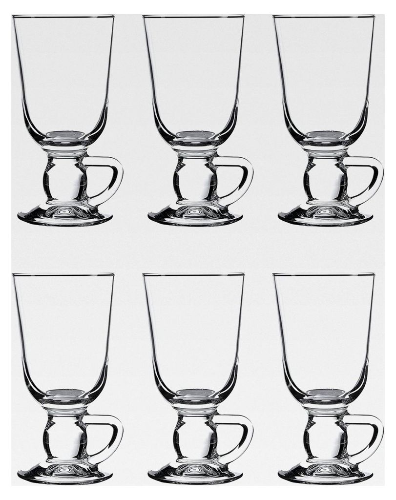 Irish Coffee, Punsch, Glühwein, Heiße Schokolade Gläser, 280 ml, 6er-Set