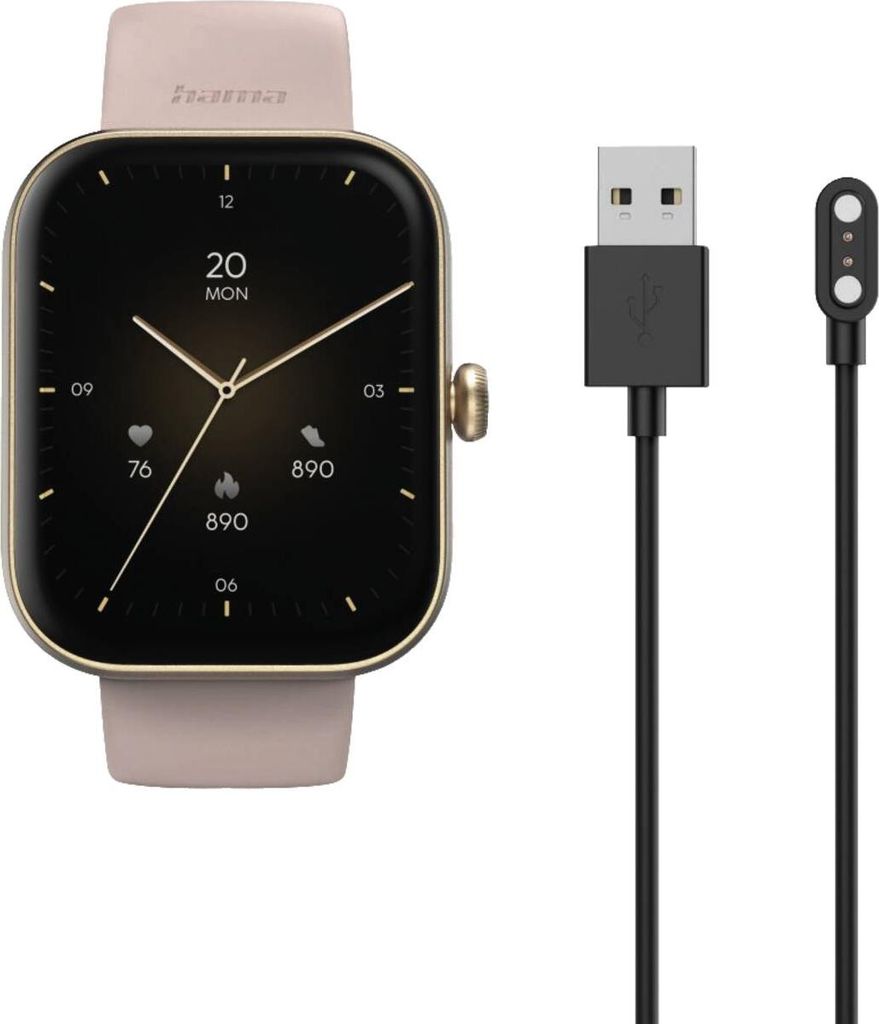 Hama Smartwatch 5000, Telefonfunktion, Schlafanalyse, Obrázok produktu 