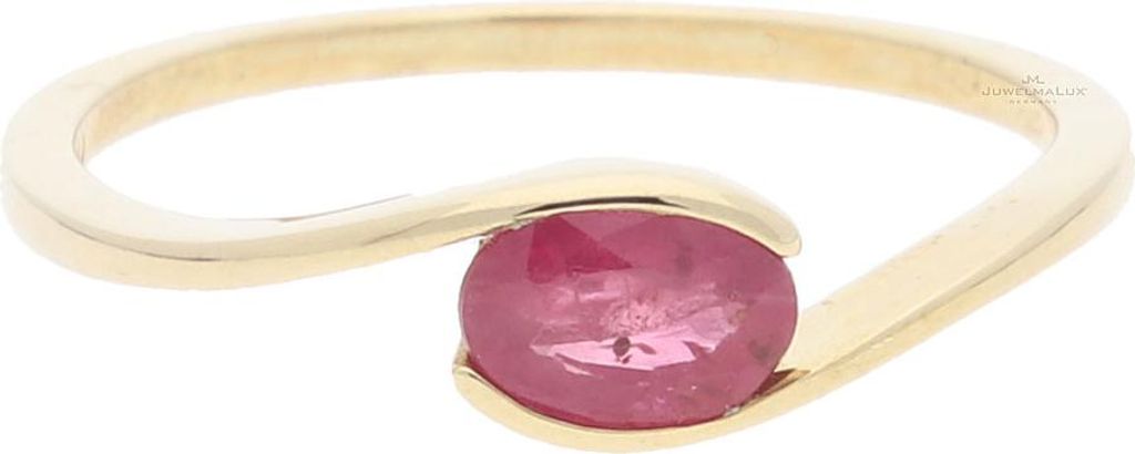 JuwelmaLux Ring 333/000 (8 Karat) Gold mit Rubin JL39-07-0312 56