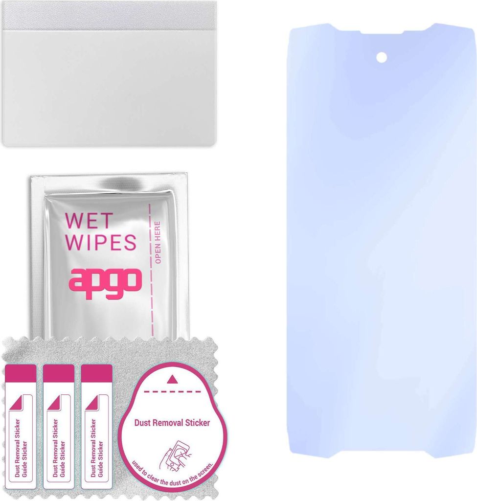 apgo Hybrid Schutzglas, kompatibel mit Blackview BV9300, 9H Härte, Flexible Nano Glass PRO, toller Ersatz für Hartglas, kratzfester Displayschutz...