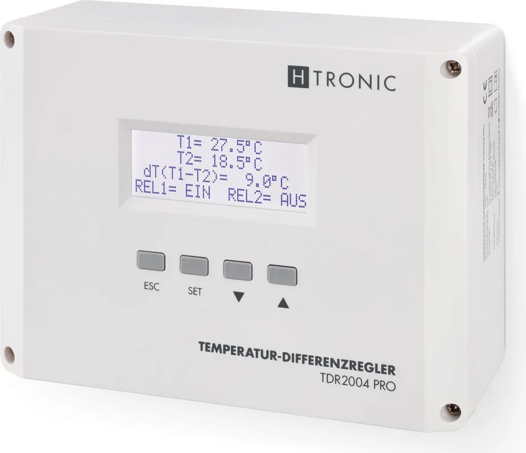 Régulateur de Température Différentiel H-Tronic TDR 2004 PRO Digital