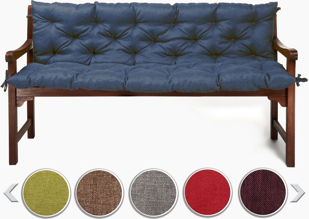 Sunnypillow Bankauflagen, Blau, 100x50x50 cm, 2er Set, für Produktbild 
