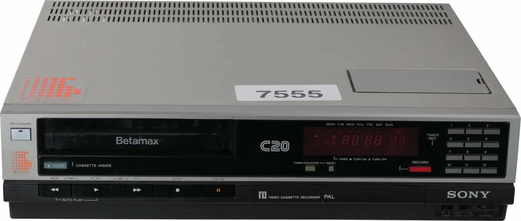 Sony SL-C20E Magnétoscope Betamax PAL parfait pour numériser des vidéos